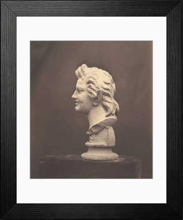 Framed Print : Laughing Satyr, 1854-58. Creator: Roger Fenton Framed Print : Laughing Satyr, 1854-58. Creator: Roger Fenton