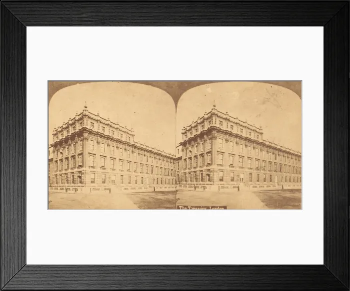 Framed Print : The Treasury, London, 1850s-1910s. Creator: Unknown