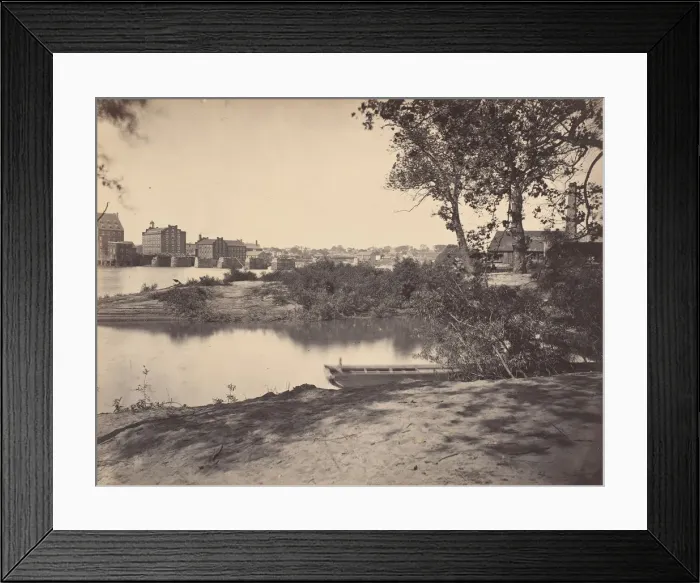 Framed Print : Civil War View, 1860s. Creator: Thomas C. Roche Framed Print : Civil War View, 1860s. Creator: Thomas C. Roche