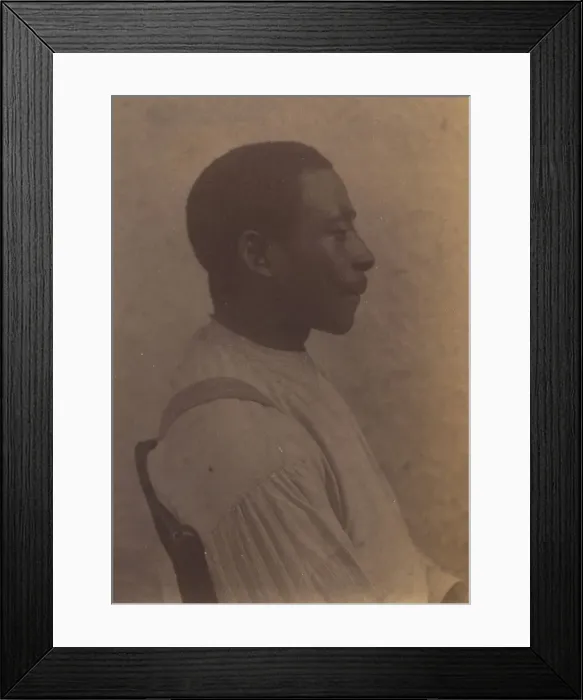 Framed Print : African-American Man, ca. 1884. Creator: Thomas Eakins Framed Print : African-American Man, ca. 1884. Creator: Thomas Eakins