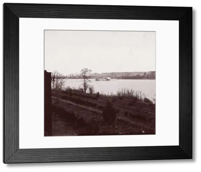 Framed Print : Appomattox River, 1864. Creator: Tim O Sullivan Framed Print : Appomattox River, 1864. Creator: Tim O Sullivan