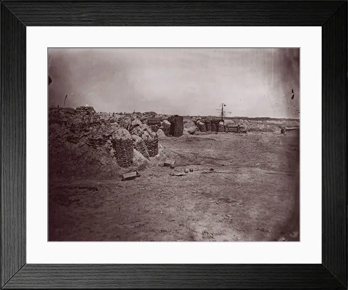 Framed Print : In front of Petersburg, 1864. Creator: Tim O Sullivan Framed Print : In front of Petersburg, 1864. Creator: Tim O Sullivan