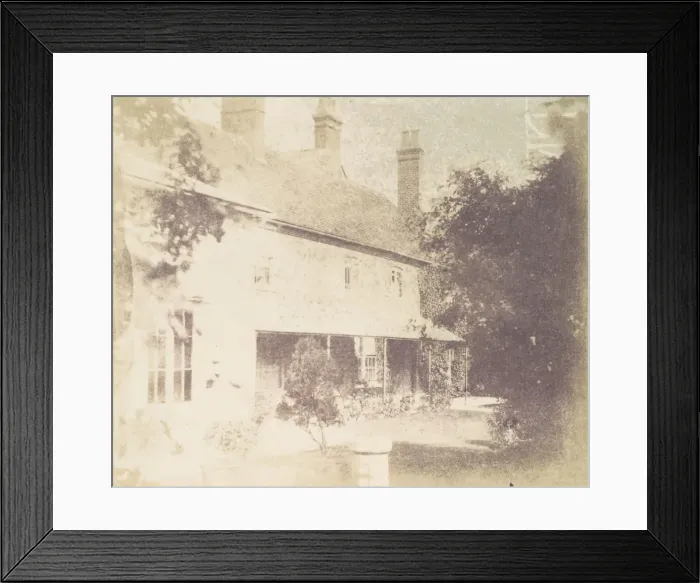 Framed Print : House with Three Chimneys, 1850s. Creator: Unknown Framed Print : House with Three Chimneys, 1850s. Creator: Unknown