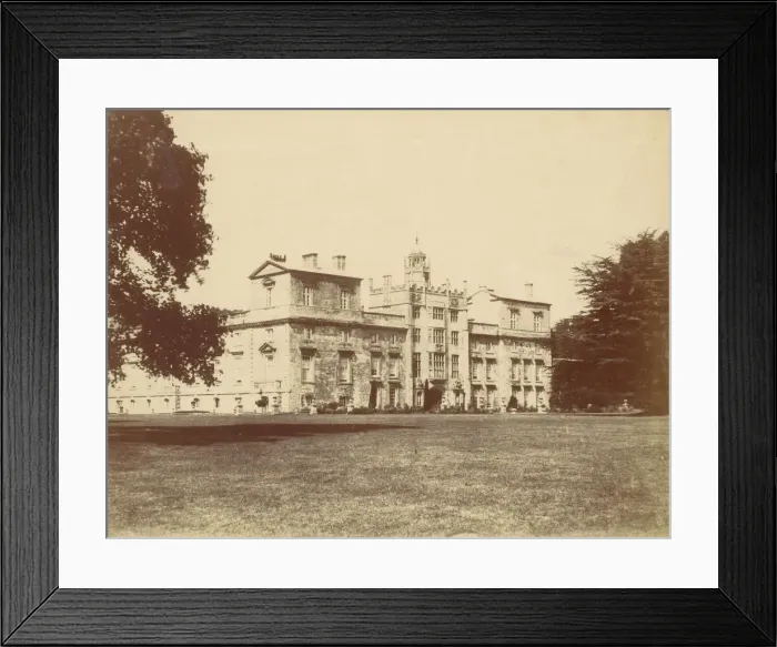 Framed Print : Wilton House from the Grounds, 1850s. Creator: Unknown Framed Print : Wilton House from the Grounds, 1850s. Creator: Unknown
