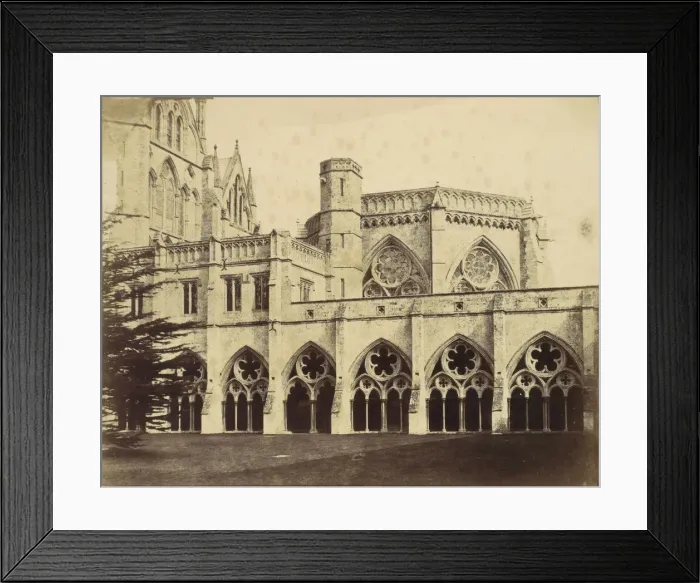 Framed Print : Salisbury Cathedral, 1850s. Creator: Unknown Framed Print : Salisbury Cathedral, 1850s. Creator: Unknown