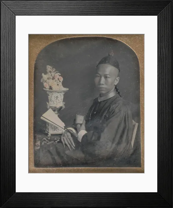 Framed Print : Portrait of Tsow Chaoong, 1847. Creator: Unknown Framed Print : Portrait of Tsow Chaoong, 1847. Creator: Unknown