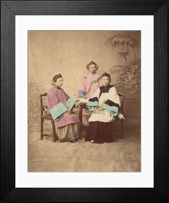 Framed Print : Filles de Lanxchow, 1870s. Creator: Unknown Framed Print : Filles de Lanxchow, 1870s. Creator: Unknown