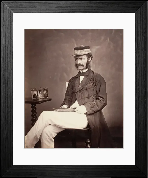Framed Print : Major Bowie B. A. Mry. Sry. to Lord Canning, Calcutta, 1860. Creator: Unknown