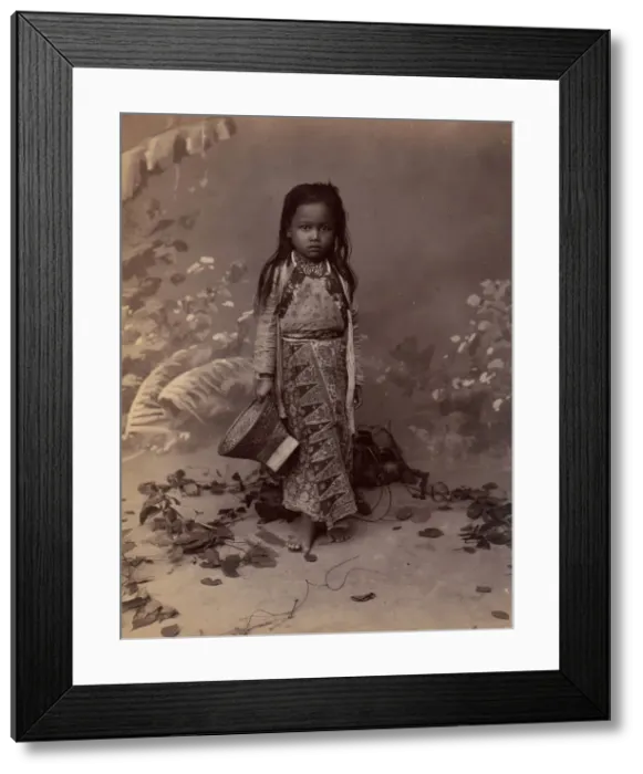 Framed Print : Javanese Child, 1860s-70s. Creator: Unknown Framed Print : Javanese Child, 1860s-70s. Creator: Unknown
