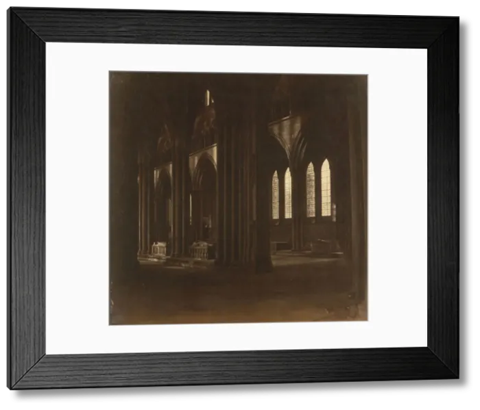 Framed Print : Salisbury Cathedral - The Nave, from the South Transept, 1858. Creator: Roger Fenton Framed Print : Salisbury Cathedral - The Nave, from the South Transept, 1858. Creator: Roger Fenton