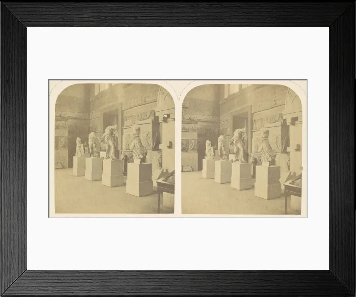 Framed Print : The Lycian Saloon, British Museum, 1850s. Creator: Roger Fenton Framed Print : The Lycian Saloon, British Museum, 1850s. Creator: Roger Fenton