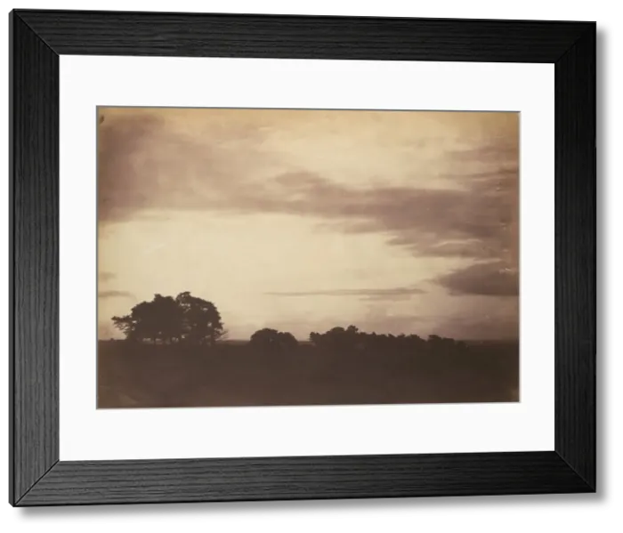 Framed Print : Landscape with Clouds, probably 1856. Creator: Roger Fenton Framed Print : Landscape with Clouds, probably 1856. Creator: Roger Fenton