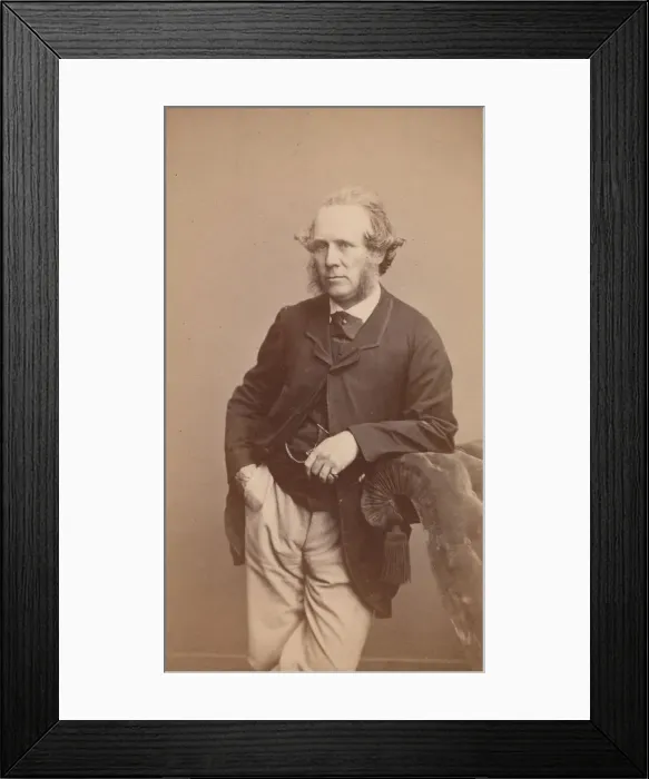 Framed Print : William Powell Frith, 1860s. Creator: Oliver Francois Xavier Sarony Framed Print : William Powell Frith, 1860s. Creator: Oliver Francois Xavier Sarony