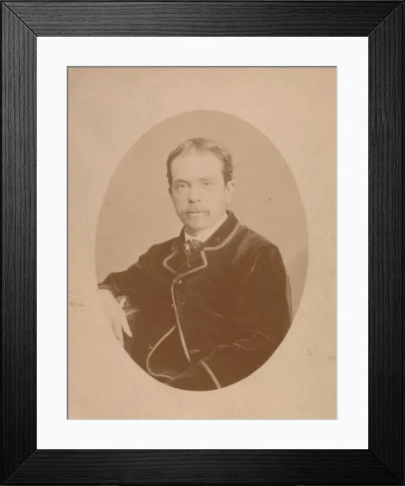 Framed Print : George Henry Boughton, 1860s. Creator: Oliver Francois Xavier Sarony Framed Print : George Henry Boughton, 1860s. Creator: Oliver Francois Xavier Sarony