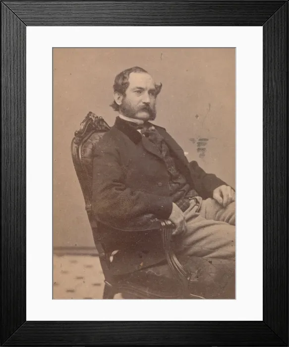 Framed Print : James Suydam, 1860s. Creator: Rintoul & Rockwood Framed Print : James Suydam, 1860s. Creator: Rintoul & Rockwood