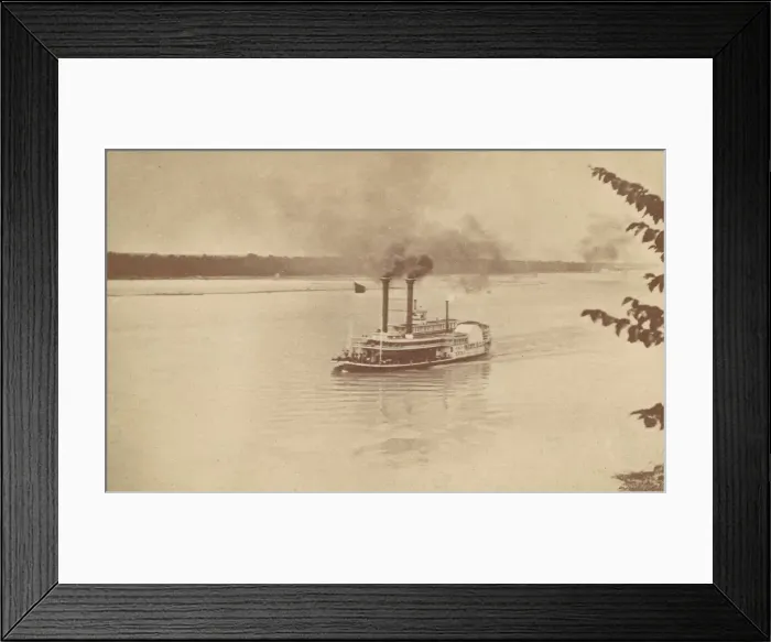 Framed Print : Steamer R. E. Lee Racing with Natches When Nearing St. Louis, ca. 1870 Framed Print : Steamer R. E. Lee Racing with Natches When Nearing St. Louis, ca. 1870