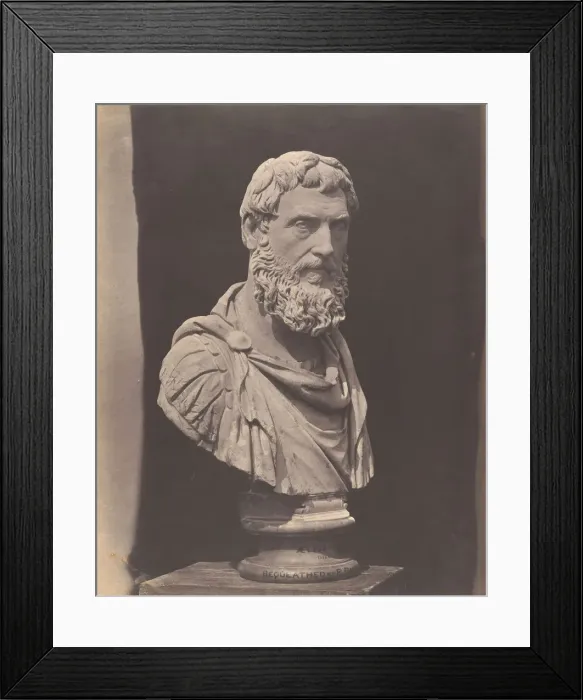 Framed Print : Aelius Caesar, 1854-58. Creator: Roger Fenton Framed Print : Aelius Caesar, 1854-58. Creator: Roger Fenton