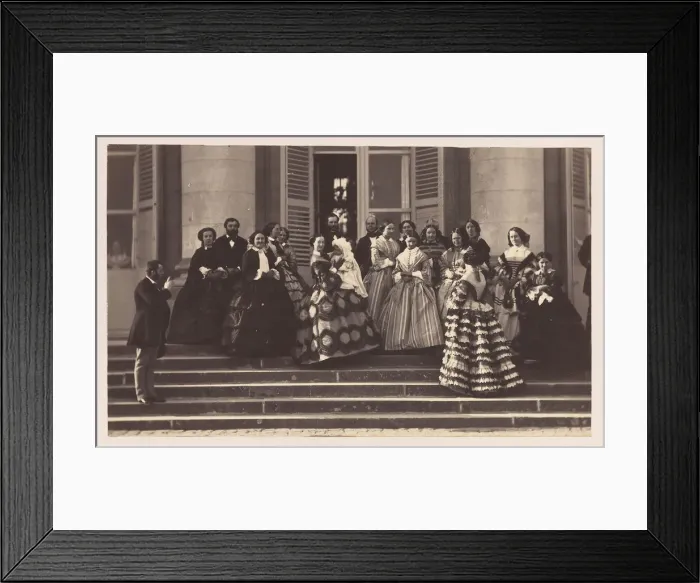 Framed Print : Compiegne, Presentation du Prince Imperial, 1856. Creator: Olympe Aguado Framed Print : Compiegne, Presentation du Prince Imperial, 1856. Creator: Olympe Aguado