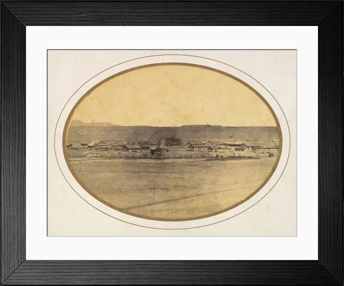 Framed Print : Fort Laramie, Wyoming, ca. 1866. Creator: Attributed to Ridgway Glover ( Framed Print : Fort Laramie, Wyoming, ca. 1866. Creator: Attributed to Ridgway Glover (