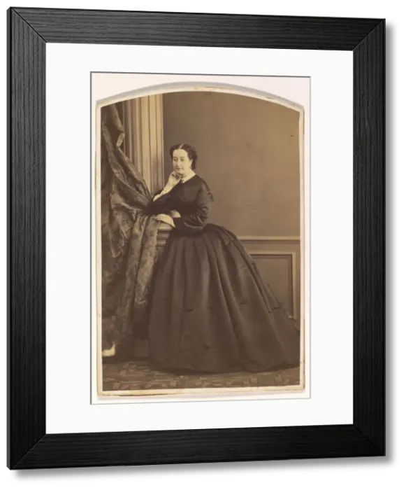 Framed Print : Empress Eugenie, 1860. Creator: Olympe Aguado Framed Print : Empress Eugenie, 1860. Creator: Olympe Aguado