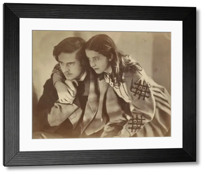 Framed Print : Mary Constable and Her Brother, 1866. Creator: Oscar Gustav Rejlander Framed Print : Mary Constable and Her Brother, 1866. Creator: Oscar Gustav Rejlander