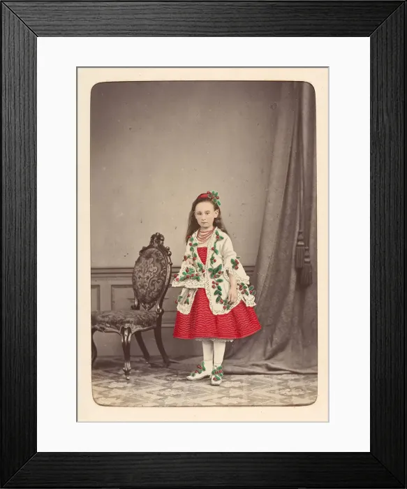 Framed Print : Follett Family Album of Children Costumed for a Fancy Dress Ball, ca. 1880 Framed Print : Follett Family Album of Children Costumed for a Fancy Dress Ball, ca. 1880