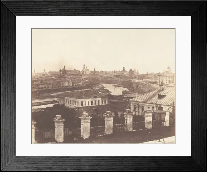 Framed Print : Moscow, the Kremlin in the Distance, 1852. Creator: Roger Fenton Framed Print : Moscow, the Kremlin in the Distance, 1852. Creator: Roger Fenton
