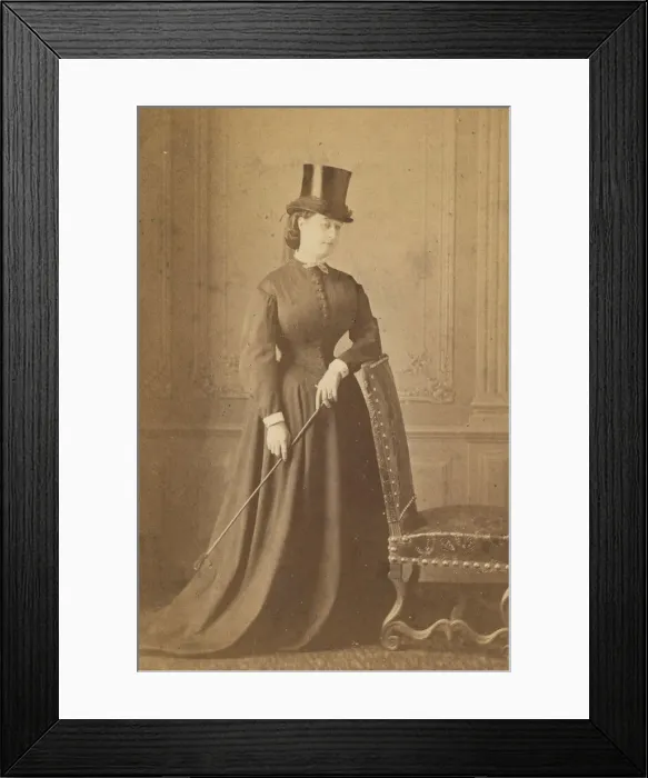 Framed Print : Empress Eugenie, ca. 1864. Creator: Sergei Levitsky Framed Print : Empress Eugenie, ca. 1864. Creator: Sergei Levitsky