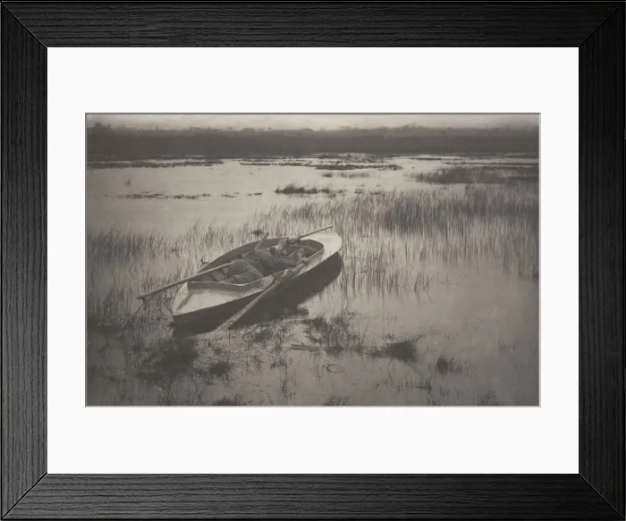Framed Print : Gunner Working Up To Fowl, 1886. Creator: Dr Peter Henry Emerson Framed Print : Gunner Working Up To Fowl, 1886. Creator: Dr Peter Henry Emerson