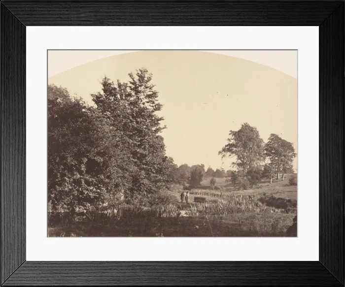 Framed Print : The Woodland Stream, 1856. Creator: Plunket Framed Print : The Woodland Stream, 1856. Creator: Plunket