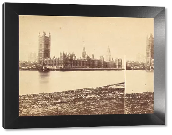 [Group of 5 Stereograph Views of the Houses of Parliament, London, England], 1850s-1910s