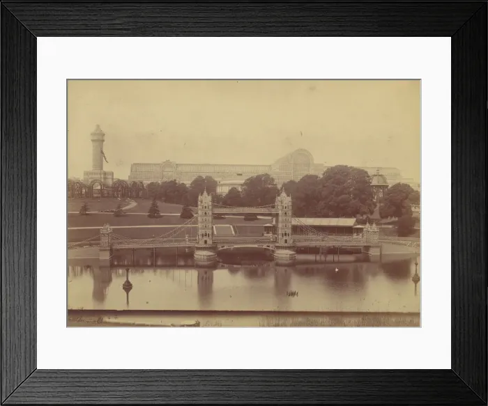Framed Print : Progress of the Crystal Palace at Sydenham, 1854. Creator: Philip Henry Delamotte Framed Print : Progress of the Crystal Palace at Sydenham, 1854. Creator: Philip Henry Delamotte
