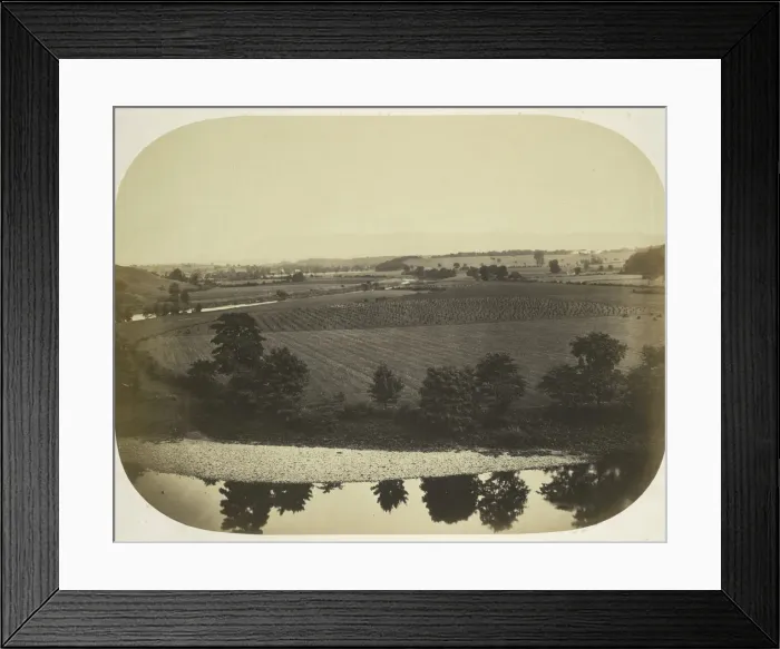 Framed Print : Valley of the Ribble and Pendle Hill, 1859. Creator: Roger Fenton Framed Print : Valley of the Ribble and Pendle Hill, 1859. Creator: Roger Fenton