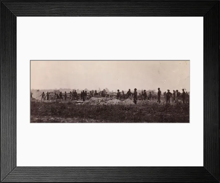 Framed Print : Pennsylvania Light Artillery, Battery B, Petersburg, Virginia, 1864 Framed Print : Pennsylvania Light Artillery, Battery B, Petersburg, Virginia, 1864