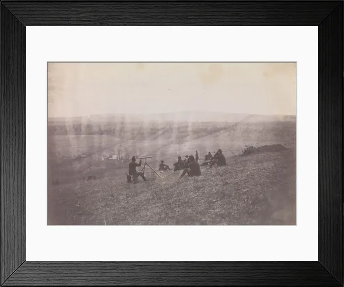 Framed Print : Signal Corps, Rappidan River / Signal Corps Reconnoitering at Fredericksburg, Virginia Framed Print : Signal Corps, Rappidan River / Signal Corps Reconnoitering at Fredericksburg, Virginia