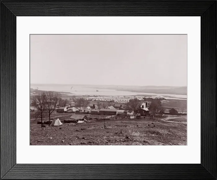 Framed Print : Quartermaster and Ambulance Camp, Brandy Station, Virginia, 1861-65 Framed Print : Quartermaster and Ambulance Camp, Brandy Station, Virginia, 1861-65
