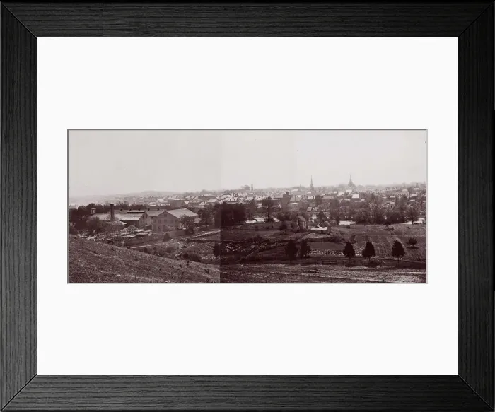 Framed Print : Petersburg, 1864. Creators: Tim O Sullivan, Alexander Gardner Framed Print : Petersburg, 1864. Creators: Tim O Sullivan, Alexander Gardner