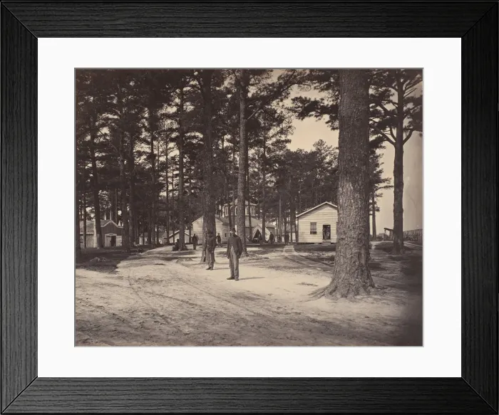 Framed Print : Civil War View, 1860s. Creator: Thomas C. Roche Framed Print : Civil War View, 1860s. Creator: Thomas C. Roche