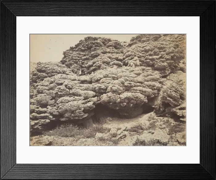 Framed Print : Tufa Rocks, Pyramid Lake, Nevada, 1867. Creator: Tim O Sullivan Framed Print : Tufa Rocks, Pyramid Lake, Nevada, 1867. Creator: Tim O Sullivan