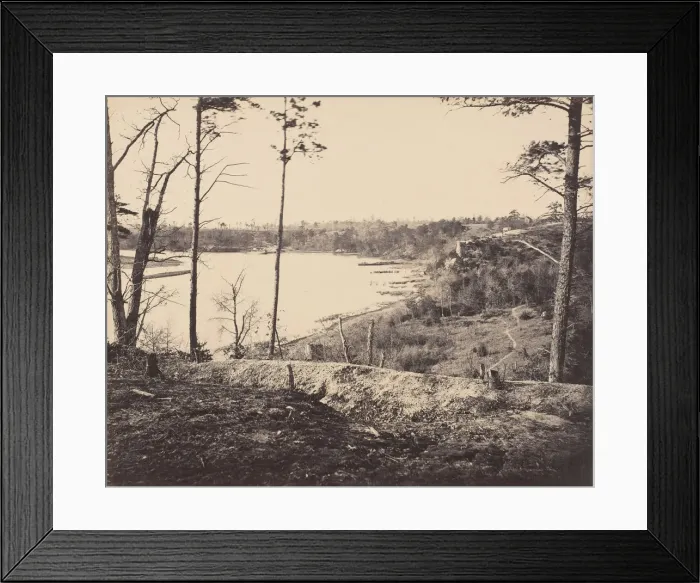 Framed Print : Civil War View, 1860s. Creator: Thomas C. Roche Framed Print : Civil War View, 1860s. Creator: Thomas C. Roche