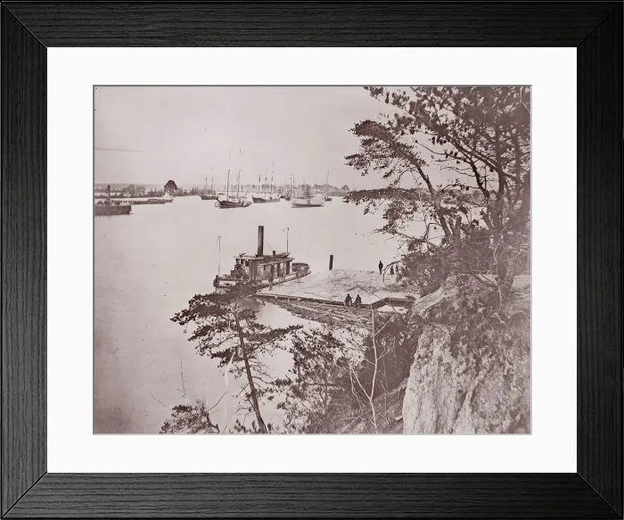Framed Print : Aqueduct near Petersburg, 1864. Creator: Tim O Sullivan Framed Print : Aqueduct near Petersburg, 1864. Creator: Tim O Sullivan