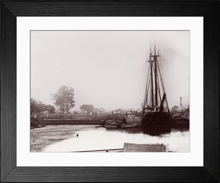 Framed Print : White House Landing, Pamunkey River, 1861-65. Creator: Tim O Sullivan Framed Print : White House Landing, Pamunkey River, 1861-65. Creator: Tim O Sullivan
