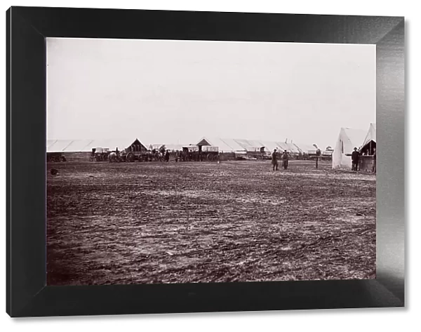 Quartermaster and Ambulance Camp, 6th Corps, Brandy Station, Virginia, 1861-65