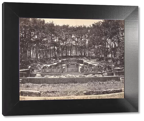 Mandarin Grave at Foochow, ca. 1869. Creator: Attributed to Tung Hing