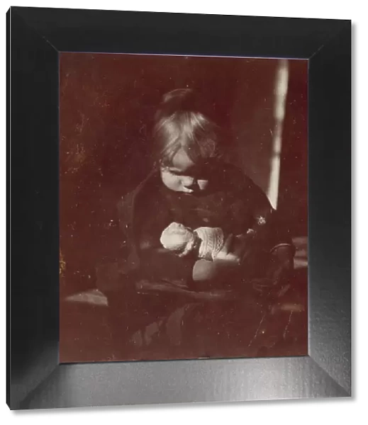 Betty Reynolds with Doll on Lap, ca. 1885. Creator: Thomas Eakins
