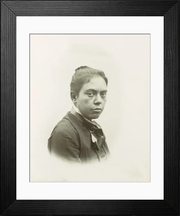 Framed Print : Margaret Eakins, 1880s. Creator: Thomas Eakins Framed Print : Margaret Eakins, 1880s. Creator: Thomas Eakins