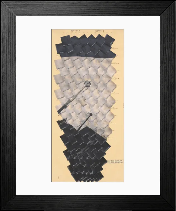 Framed Print : Day 322, Survey U, Sectors 15 and 16, 1967. Creators: NASA Framed Print : Day 322, Survey U, Sectors 15 and 16, 1967. Creators: NASA