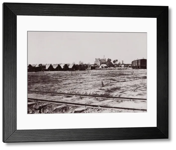 Framed Print : Warren Station, Virginia, 1861-65. Creator: Tim O Sullivan Framed Print : Warren Station, Virginia, 1861-65. Creator: Tim O Sullivan
