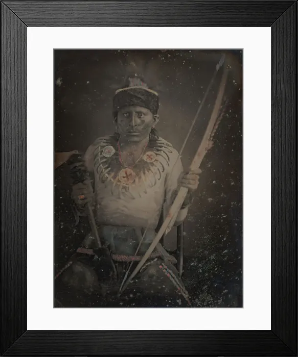Framed Print : Bum-bemsue, 1847. Creator: Thomas Martin Easterly Framed Print : Bum-bemsue, 1847. Creator: Thomas Martin Easterly