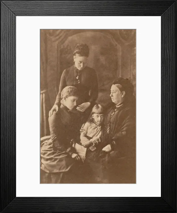 Framed Print : Konigin v. England, Kronprinzessin Victoria, Erbprinzessin v. S Framed Print : Konigin v. England, Kronprinzessin Victoria, Erbprinzessin v. S